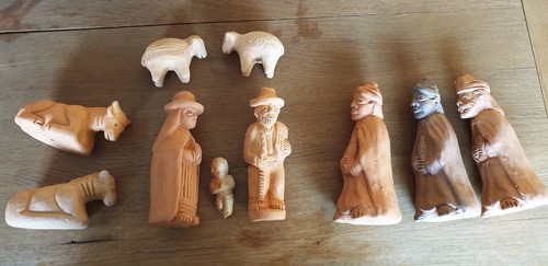 Krippenfiguren aus ton - ton,