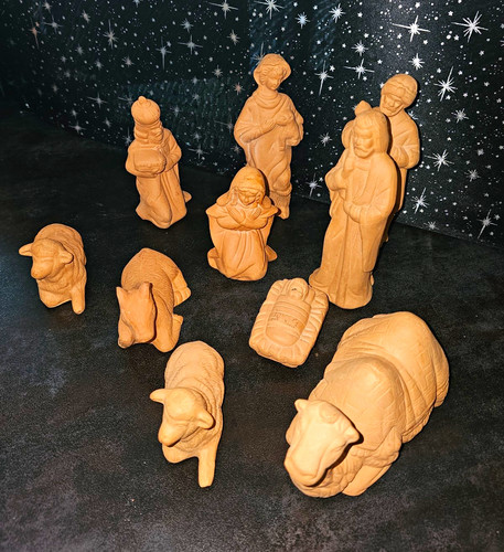 Ton krippenspiel figurenset - krippenspiel,