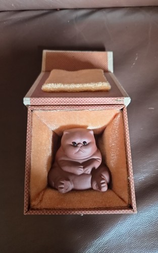 Tee haustier katze aus ton - tee,