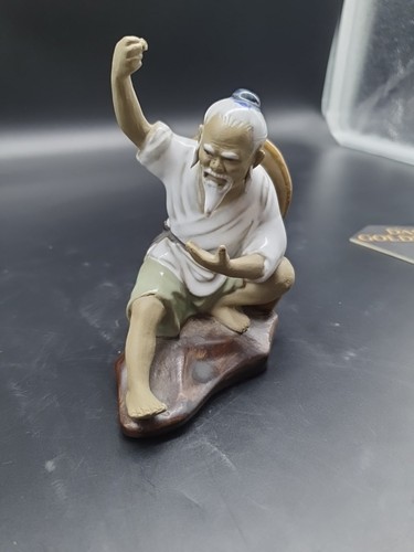 Tonfigur fischer - tonfigur,