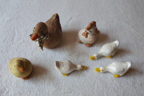 Enten hahn gänse kleine deko - hahn,