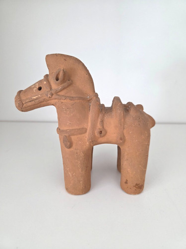 Pferdefigur haniwa japanische - haniwa,