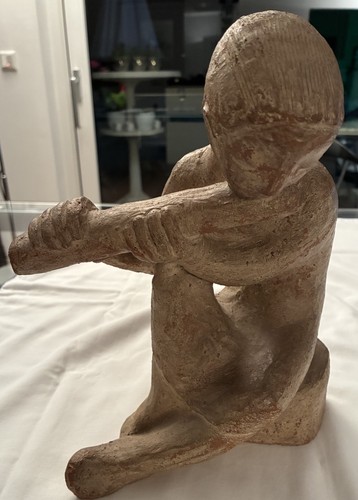 Tonfigur aus keramikwerkstatt - aus,
