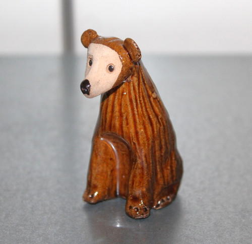 Mini tonfigur glasiert kleiner - mini-tonfigur,