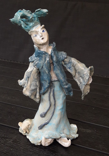 Elfe keramik skulptur statue - elfe,