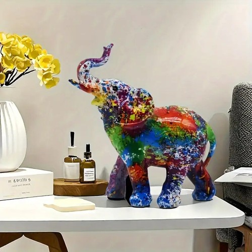 Elefant dekofigur pop art - elefant,