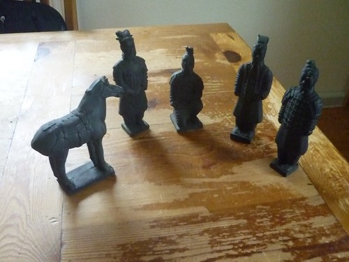 Chinesische armee tonfiguren - chinesische,