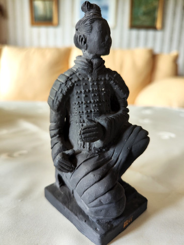 Terrakotta krieger figur - /,