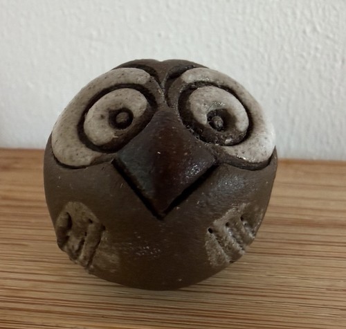 Kleine vintage ton eule figur - ton,