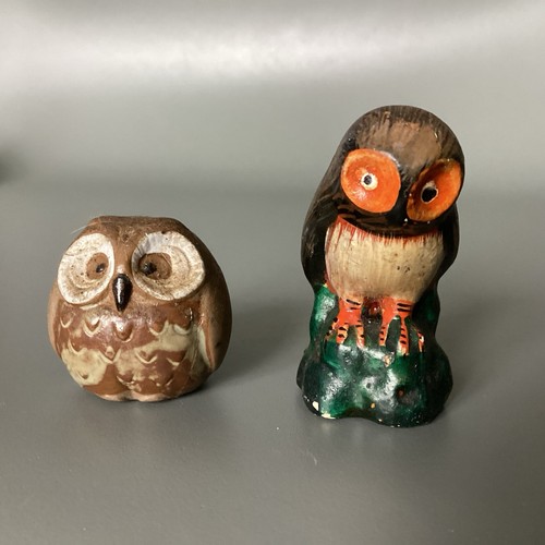 Eule figuren miniaturen - eule,